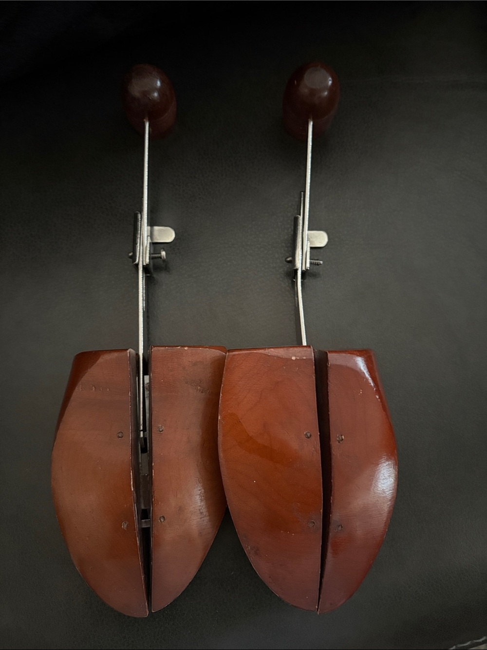 Florsheim Brown Men's Adjustable Wooden Shoe Trees - Picture 7 of 8